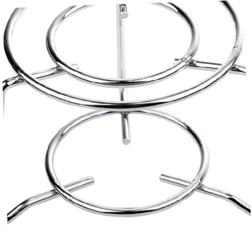 BEBEMOKO Edelstahl Runder Herdständer Stabile Herdzubehör Spiritusbrenner Halterung für Camping Outdoor Kochen Picknick Zubehör BEBEMOKO Edelstahl Runder Herdständer Stabile Herdzubehör Spiritusbrenner Halterung für Camping Outdoor Kochen Picknick Zubehör von BEBEMOKO