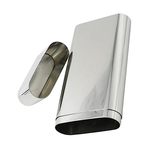 BEBEMOKO Zigarrenetui Aus Edelstahl Für Drei Zigarren Mit Dichter Abdeckung Tragbare Zigarrenbox Für Reisen Und Aufbewahrung BEBEMOKO Zigarrenetui Aus Edelstahl Für Drei Zigarren Mit Dichter Abdeckung Tragbare Zigarrenbox Für Reisen Und Aufbewahrung von BEBEMOKO