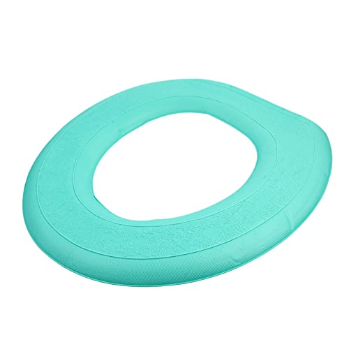 BEBEMOKO Eva Selbstklebende Toilettensitzauflage wasserdichte Atmungsaktive Klodeckel-Beschichtung Für Komfortable Nutzung Für Zuhause Und Reisen Grün -Form von BEBEMOKO