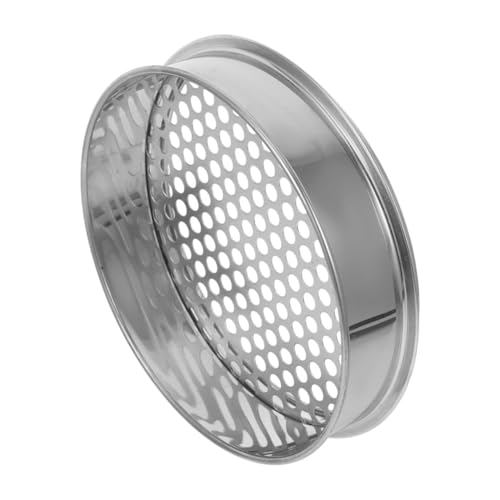 BEBEMOKO Gartensieb Kunststoff Rundsieb mit Löchern Boden Sieb für Garten Kompost und Erde Filtern Effizienter Sandsieb für Gartenarbeit und Pflanzung von BEBEMOKO