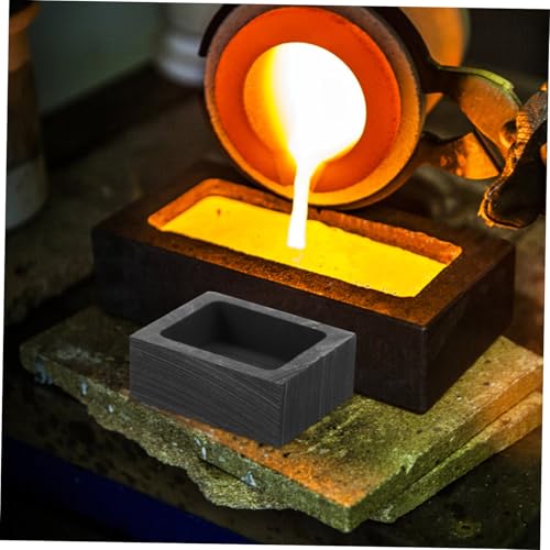 BEBEMOKO Graphit Gussform Quadratisch Hitzebeständig mit Ölrinne für DIY Gold Silber Schmuck Metallgießform Handwerkliche Schmelztiegel BEBEMOKO Graphit Gussform Quadratisch Hitzebeständig mit Ölrinne für DIY Gold Silber Schmuck Metallgießform Handwerkliche Schmelztiegel von BEBEMOKO