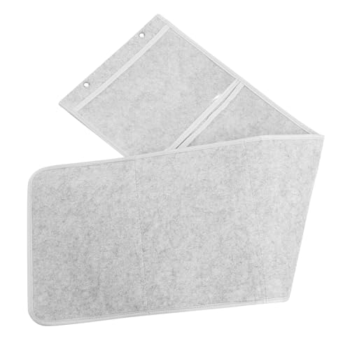 BEBEMOKO Hängende Malerei Organizer für Kindergarten Praktische Aufbewahrung für Kunstwerke Transparente mit Fächern für Zuhause und Schule von BEBEMOKO