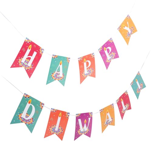 BEBEMOKO Happy Diwali Banner Papier Wimpelkette Langlebig Wiederverwendbar für Diwali Party Dekoration Einweihungsparty Wand Tür Fenster Festliche Feier BEBEMOKO Happy Diwali Banner Papier Wimpelkette Langlebig Wiederverwendbar für Diwali Party Dekoration Einweihungsparty Wand Tür Fenster Festliche Feier von BEBEMOKO