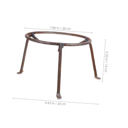 BEBEMOKO Haushaltsherd Rack Verschleißfester Wok Ständer Multifunktionales Wok Rack für Außenbereich für Gartenküchen und Grillabende Bein Stativ für Camping von BEBEMOKO
