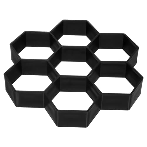 BEBEMOKO Hexagon Pflasterform Kunststoff für DIY Gehwege Wiederverwendbare Gießform für Gartenwege und Terrassengestaltung von BEBEMOKO