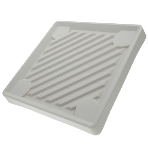 BEBEMOKO Mobiler Quadratischer Pflanzentopf untersetzer mit Stabiles Kunststoff tablett für Indoor und Outdoor Schwere Pflanzenbasis Abnehmbare Pflanzenständer Basis rutschfest und von BEBEMOKO