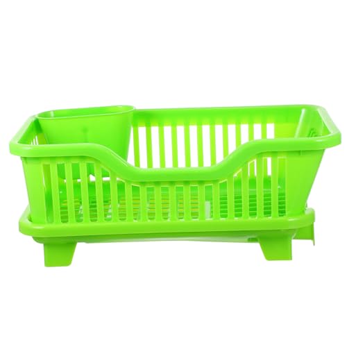 BEBEMOKO Multifunktionaler Geschirrabtropfer und Utensilienhalter Abtropfgestell für Besteck und Flaschen zur Aufbewahrung und Trocknung der Küche Grün mit Seitlicher Wasserablauf Funktion BEBEMOKO Multifunktionaler Geschirrabtropfer und Utensilienhalter Abtropfgestell für Besteck und Flaschen zur Aufbewahrung und Trocknung der Küche Grün mit Seitlicher Wasserablauf Funktion von BEBEMOKO