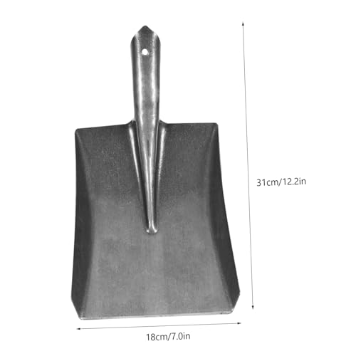 BEBEMOKO Praktische Kleine Gartenschaufel aus Rostfreiem Hochkohlenstoffstahl Leichtes Langlebiges Spatenwerkzeug für Gartenarbeit und Blumenpflanzen für Hobbygärtner mit Kompakter von BEBEMOKO