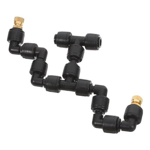 BEBEMOKO Reptilien Nebeldüse für Terrarien Einstellbare Sprühdüse mit Feinem Sprühnebel zur Pflanzenbewässerung und Kühlung für Natürliche Simulation und Gleichmäßige Verteilung von BEBEMOKO