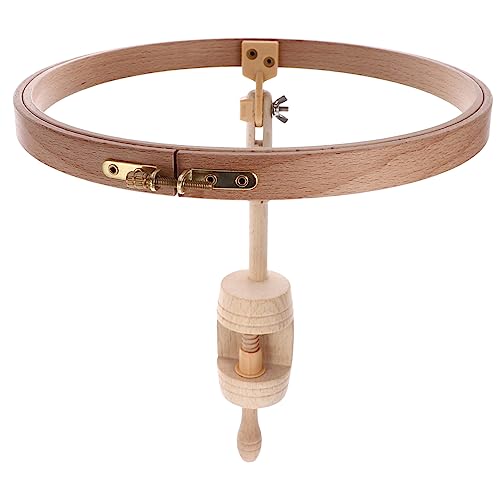 BEBEMOKO Runder Stickrahmen Holz Verstellbarer DIY Desktop für Kreuzstich Langlebig und Einfach zu Montieren für Näharbeiten BEBEMOKO Runder Stickrahmen Holz Verstellbarer DIY Desktop für Kreuzstich Langlebig und Einfach zu Montieren für Näharbeiten von BEBEMOKO