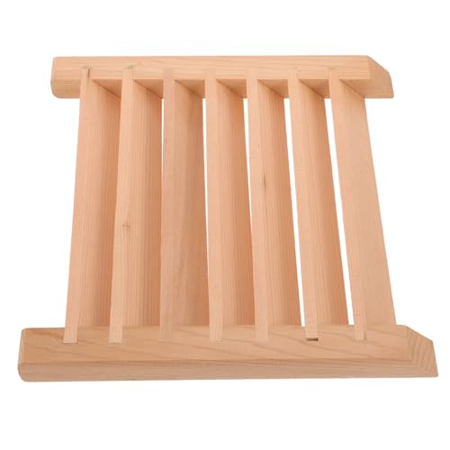 BEBEMOKO Sauna Belüftungspanel aus Natürlichem Zedernholz Rechteckiges Luftauslass Jalousien-Design Langlebiges Lüftungsgitter für Sauna Dampfbadräume Installieren Robust und Atmungsaktiv von BEBEMOKO
