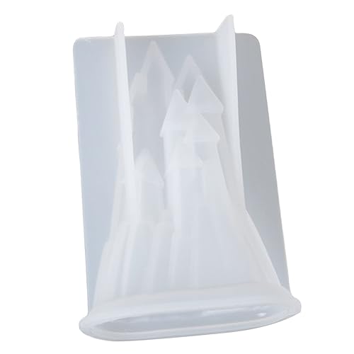 BEBEMOKO Schloss Silikonform Kreative Epoxidharz Gießform für DIY Handwerk Flexibel Transparent und Langlebig für Bastelprojekte zu Hause von BEBEMOKO