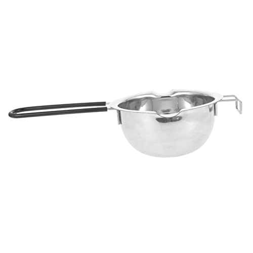 BEBEMOKO Schmelztopf für Butter und Wachs Hitzebeständiger Scald Griff Kompakt und Rostfrei für DIY von BEBEMOKO