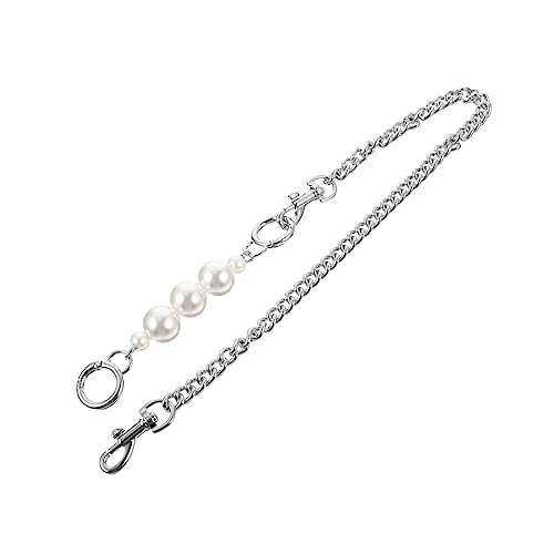 BEBEMOKO Perlen-taschenkette Aus Metall Ersatz-handtaschenkette Silberne Perlenkette Für Handtaschen DIY-taschenzubehör Mit Perlenriemen BEBEMOKO Perlen-taschenkette Aus Metall Ersatz-handtaschenkette Silberne Perlenkette Für Handtaschen DIY-taschenzubehör Mit Perlenriemen von BEBEMOKO