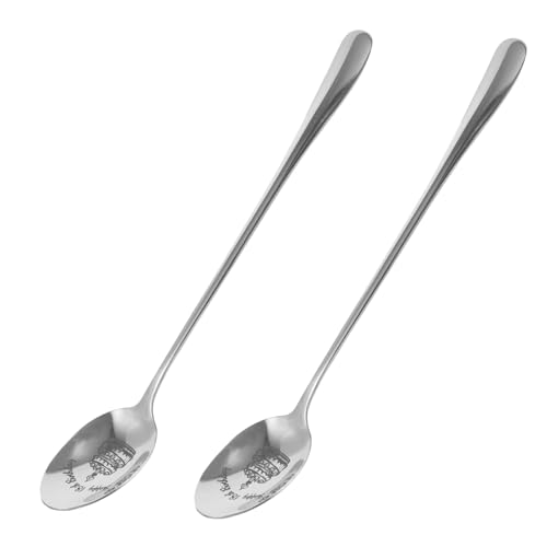 BEBEMOKO Spoon Eiscreme 2er Set Edelstahl Eislöffel Multifunktionale Dessertlöffel Für Tasting Pudding Und Früchte Perfektes Zum 18 Geburtstag Für Freunde Und Familie BEBEMOKO Spoon Eiscreme 2er Set Edelstahl Eislöffel Multifunktionale Dessertlöffel Für Tasting Pudding Und Früchte Perfektes Zum 18 Geburtstag Für Freunde Und Familie von BEBEMOKO