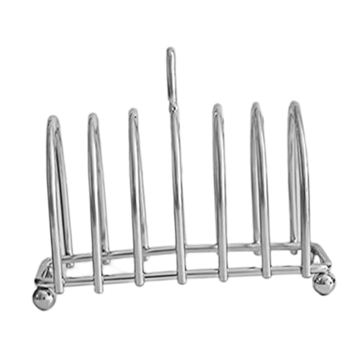 BEBEMOKO Stainless Steel Toast Rack Slice Platzsparender Brothalter für Restaurant und Bäckerei zu Reinigen und Leicht für Brotarten von BEBEMOKO