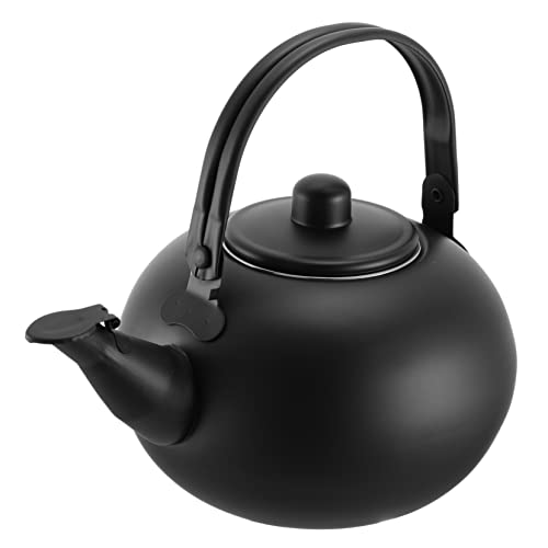 BEBEMOKO Teekessel mit Langem Filter Tragbarer Wasserkocher für Outdoor und Zuhause zum Aufbrühen von Tee Kaffee und Leicht zu Reinigen Transportieren von BEBEMOKO