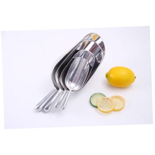 BEBEMOKO Verdickte Aluminiumlegierung Eiswürfelschaufel für Eiswürfel Süßigkeiten und Lebensmittel Robuste für Partys Buffets und Gastronomie BEBEMOKO Verdickte Aluminiumlegierung Eiswürfelschaufel für Eiswürfel Süßigkeiten und Lebensmittel Robuste für Partys Buffets und Gastronomie von BEBEMOKO