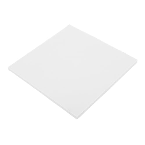 BEBEMOKO Weiße Quadratische Keramikfliesen Porzellanähnliche Malplatten Glatt Robust für DIY kunstprojekte Kompatibel mit Keramikfarben und Glasuren Vielseitig für Heim Bürodekoration von BEBEMOKO