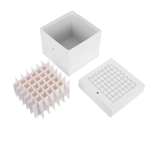 BEBEMOKO Wiederverwendbare Aufbewahrungsbox für Probenröhrchen mit Deckel aus Robustem Material Auslaufsicheres Design für Sichere Lagerung von Zentrifugenröhrchen Vielseitig Einsetzbar im BEBEMOKO Wiederverwendbare Aufbewahrungsbox für Probenröhrchen mit Deckel aus Robustem Material Auslaufsicheres Design für Sichere Lagerung von Zentrifugenröhrchen Vielseitig Einsetzbar im von BEBEMOKO