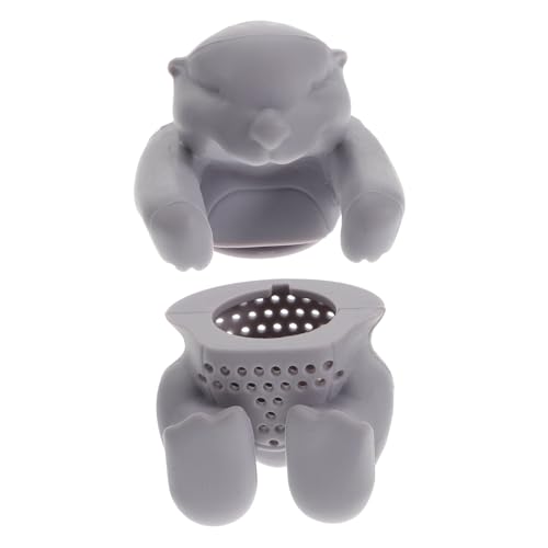 BEBEMOKO Silikon Tee-ei Für Losen Tee Otter-form Mit Feinen Schlitzen Zum Filtern Und Leicht Zu Reinigen Küchenhelfer BEBEMOKO Silikon Tee-ei Für Losen Tee Otter-form Mit Feinen Schlitzen Zum Filtern Und Leicht Zu Reinigen Küchenhelfer von BEBEMOKO
