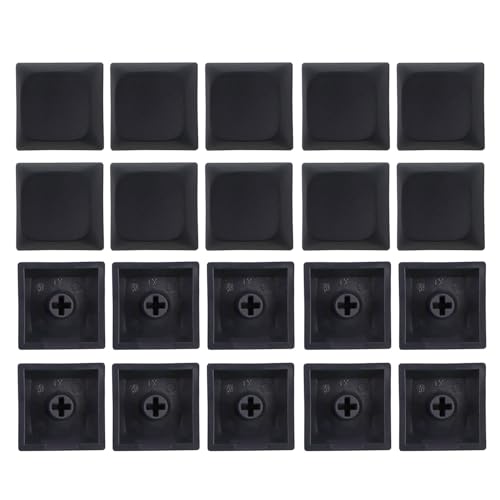 20 Stück PBT-Blanko-Tastenkappen, XDA-Profil, Höhe 1U, Färben, Sublimations-Tastenkappen für Cherry MX-Schalter, 1U-Tastenkappen, blanko von BEBIKR