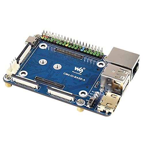 BEBIKR CM4-Basisplatine zur Bewertung des Computermoduls 4, integriert in Endprodukte, 40-poliges GPIO-Header-Rechenmodul, 4 Platine Cm4 BEBIKR CM4-Basisplatine zur Bewertung des Computermoduls 4, integriert in Endprodukte, 40-poliges GPIO-Header-Rechenmodul, 4 Platine Cm4 von BEBIKR