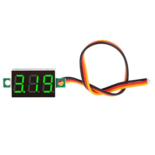 Spannungsprüfer 0-100V Mini Digital für Voltmeter mit 0,9 cm LED-Anzeige Geeignet für Auto Motorrad Moni LED Digitalanzeige Voltmeter Spannungsprüfer 0-100V Mini Digital für Voltmeter mit 0,9 cm LED-Anzeige Geeignet für Auto Motorrad Moni LED Digitalanzeige Voltmeter von BEBIKR