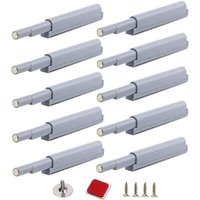 BEBUSINGOTO (10 Stück) Push to Open Magnetverschlüsse Push-Open Magnetverschlüsse öffnen und schließen die Tür mit einem einfachen Druck von BEBUSINGOTO