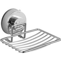 BEBUSINGOTO (2 Stück, Silber) Seifenschale mit Saugnapf aus Edelstahl 304, Ablageschale für Badezimmer und Küche, kein Bohren erforderlich von BEBUSINGOTO