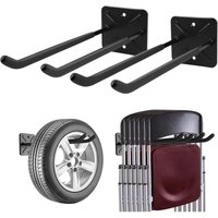 BEBUSINGOTO (2er-Pack) Garagenhaken, Wandgarderobe, Schuppen-Organizer, robuster Werkzeug-Organizer, Allzweckhaken für die Garagenaufbewahrung von BEBUSINGOTO