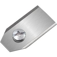 BEBUSINGOTO （35 x 18 x 0,75 mm, Silber）, 1 Stück Mähroboterklinge, Universal-Ersatzklinge für automatischen Rasenmäher, Unkrautentfernungszubehör für von BEBUSINGOTO