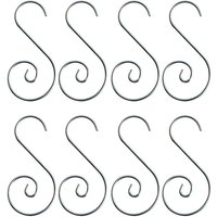 BEBUSINGOTO (Silber) 100 Stück Weihnachtskugel-Clips, Weihnachtsbaum-Aufhänger, S-förmige Weihnachtskugel-Haken, Kugel-Aufhänger, Kugel-Haken für von BEBUSINGOTO