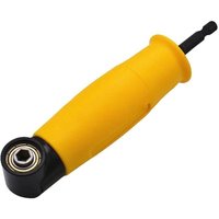BEBUSINGOTO 1 Stück 90° rechtwinkliger Anschluss Bohrer Schraubendreher Verlängerung Halter Adapter Winkel Elektrische Bohrerklemme (Gelb) von BEBUSINGOTO