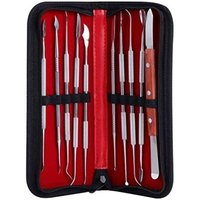 BEBUSINGOTO 10 Stück doppelseitige Wachsschnitzwerkzeuge aus Edelstahl für Wachs, Ton und Skulptur BEBUSINGOTO 10 Stück doppelseitige Wachsschnitzwerkzeuge aus Edelstahl für Wachs, Ton und Skulptur von BEBUSINGOTO