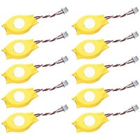 BEBUSINGOTO 10 stücke Laptop Bios Cmos Laptop Cr2032 Mit 3 Drähte 3pin Taste Batterie BEBUSINGOTO 10 stücke Laptop Bios Cmos Laptop Cr2032 Mit 3 Drähte 3pin Taste Batterie von BEBUSINGOTO