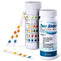 BEBUSINGOTO 100 6-in-1-Poolteststreifen für Whirlpools, geeignet zur pH-Wert-Bestimmung in Pools/Whirlpools, 2 Stück BEBUSINGOTO 100 6-in-1-Poolteststreifen für Whirlpools, geeignet zur pH-Wert-Bestimmung in Pools/Whirlpools, 2 Stück von BEBUSINGOTO