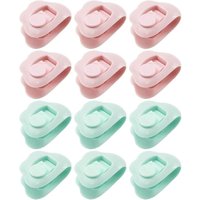 BEBUSINGOTO 12 Stück Bettbezug-Clips, Bettbezug-Befestigungsclips – rutschfeste Bettlaken-Clips, Steppdeckenhalter – für Bettdecke, Vorhang, Bettdecke BEBUSINGOTO 12 Stück Bettbezug-Clips, Bettbezug-Befestigungsclips – rutschfeste Bettlaken-Clips, Steppdeckenhalter – für Bettdecke, Vorhang, Bettdecke von BEBUSINGOTO