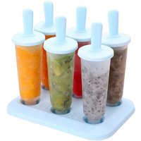 BEBUSINGOTO 12er-Set wiederverwendbare Eisformen zum Selbermachen von Eis BEBUSINGOTO 12er-Set wiederverwendbare Eisformen zum Selbermachen von Eis von BEBUSINGOTO