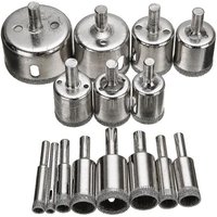 BEBUSINGOTO 15-teiliges 6-50-mm-Diamant-beschichtetes Bohrer-Set für Fliesen, Marmor, Glas, Keramik, Lochsäge, Elektrowerkzeuge BEBUSINGOTO 15-teiliges 6-50-mm-Diamant-beschichtetes Bohrer-Set für Fliesen, Marmor, Glas, Keramik, Lochsäge, Elektrowerkzeuge von BEBUSINGOTO