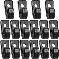 BEBUSINGOTO 16 Stück J-förmige Haken Nylon J-Haken Zurrhaken für Kajak Bungee-Seil Kanu Boote, Schwarz BEBUSINGOTO 16 Stück J-förmige Haken Nylon J-Haken Zurrhaken für Kajak Bungee-Seil Kanu Boote, Schwarz von BEBUSINGOTO