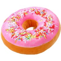 BEBUSINGOTO 1pc Niedliches Kissen in Donut-Form, dekoratives Stuhlkissen, Plüschtierkissen, 40 cm BEBUSINGOTO 1pc Niedliches Kissen in Donut-Form, dekoratives Stuhlkissen, Plüschtierkissen, 40 cm von BEBUSINGOTO