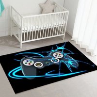 BEBUSINGOTO 1pc Spielkonsole Wohnzimmer Schlafzimmer Teppich Spiel Videospiel Griff Matte Nachttisch Teppich (5080CM) von BEBUSINGOTO