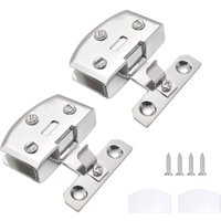 BEBUSINGOTO 2 Stück Glas-Scharnier aus Zinklegierung, Glastürscharnier-Set, rostfreies Türscharnier, robustes Drehscharnier, Türclip für 5–7 mm von BEBUSINGOTO