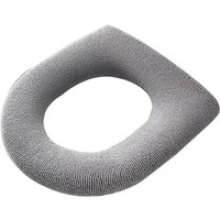 BEBUSINGOTO 2-teiliger WC-Sitzbezug für den Heimgebrauch, dickes Fleece-Kissen, universell, dehnbar und waschbar BEBUSINGOTO 2-teiliger WC-Sitzbezug für den Heimgebrauch, dickes Fleece-Kissen, universell, dehnbar und waschbar von BEBUSINGOTO
