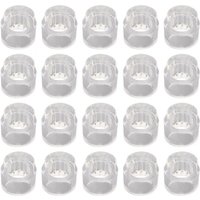 BEBUSINGOTO 20 Pcs Klar PVC Tür Griff Stoßstangen Anti-Kollision Tür Stopper für Schlafzimmer BEBUSINGOTO 20 Pcs Klar PVC Tür Griff Stoßstangen Anti-Kollision Tür Stopper für Schlafzimmer von BEBUSINGOTO