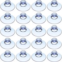 BEBUSINGOTO 20 Saugnäpfe aus Kunststoff, transparent, Saugnapf ohne Haken, Pilzkopf-Saugnäpfe für Outdoor, Küche, Badezimmer, Fenster, Spiegel (20 BEBUSINGOTO 20 Saugnäpfe aus Kunststoff, transparent, Saugnapf ohne Haken, Pilzkopf-Saugnäpfe für Outdoor, Küche, Badezimmer, Fenster, Spiegel (20 von BEBUSINGOTO