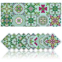 BEBUSINGOTO 20 Stück Fliesenaufkleber für die Küche, selbstklebende Wandfliesen, Badezimmeraufkleber, Wanddekorationsaufkleber, PVC, wasserdicht, BEBUSINGOTO 20 Stück Fliesenaufkleber für die Küche, selbstklebende Wandfliesen, Badezimmeraufkleber, Wanddekorationsaufkleber, PVC, wasserdicht, von BEBUSINGOTO