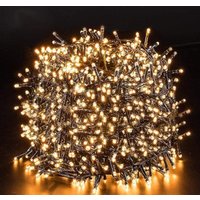 BEBUSINGOTO 20 m LED-Lichterkette, Standardkabel, warmweiße Lampe, Plug-in, Niederspannung, Lichterkette für den Innenbereich, für Weihnachten, von BEBUSINGOTO