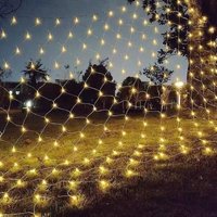 BEBUSINGOTO 200 LED Net String Lichter 3m x 2m 8 Modi Wasserdicht Power Warme Farben BEBUSINGOTO 200 LED Net String Lichter 3m x 2m 8 Modi Wasserdicht Power Warme Farben von BEBUSINGOTO